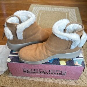 Skechers Performance Boots On the Go Joy Chestnut Size 11